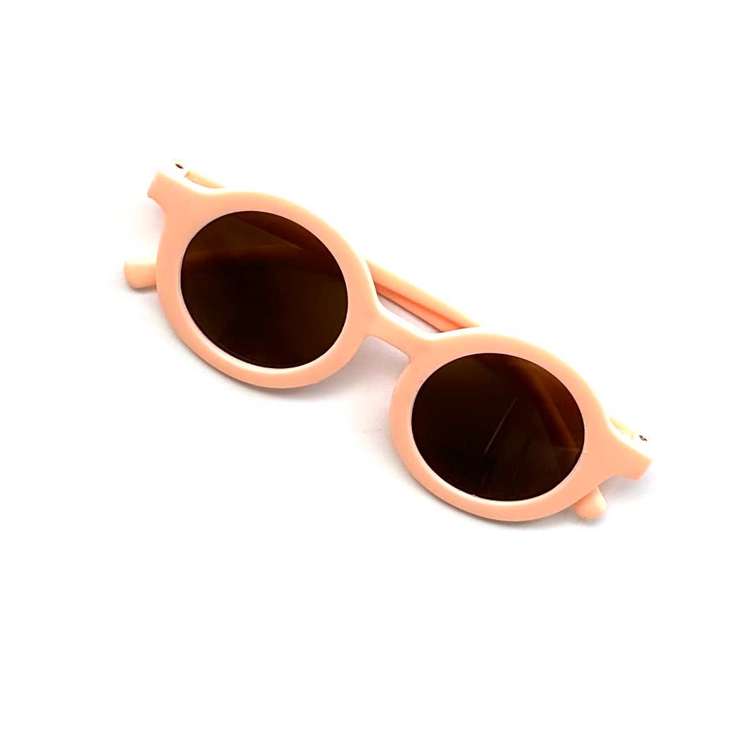 Retro Round Kids Sunglasses Matt Finish: Sandy