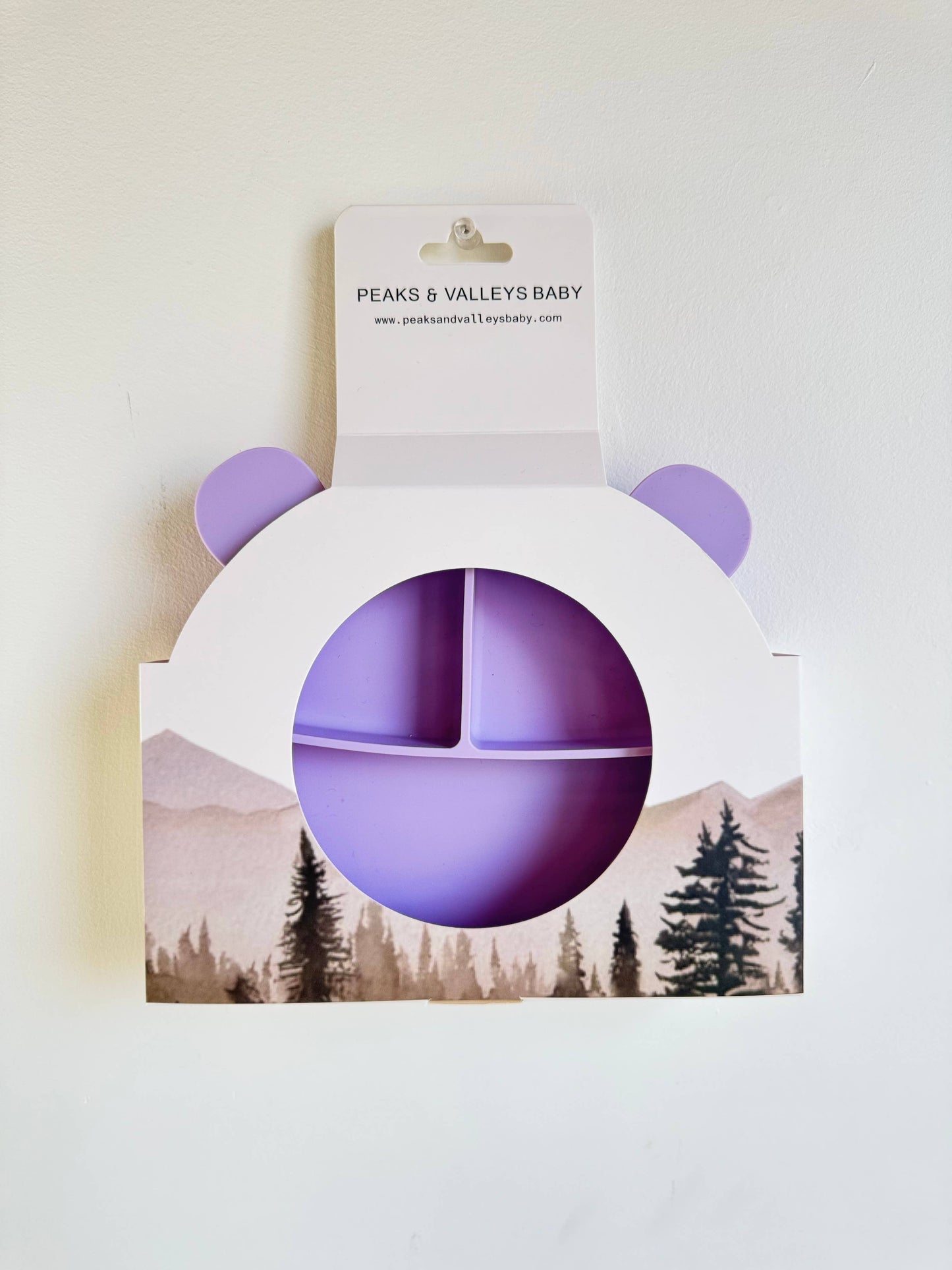 Silicone Bear Plate: Buttercup