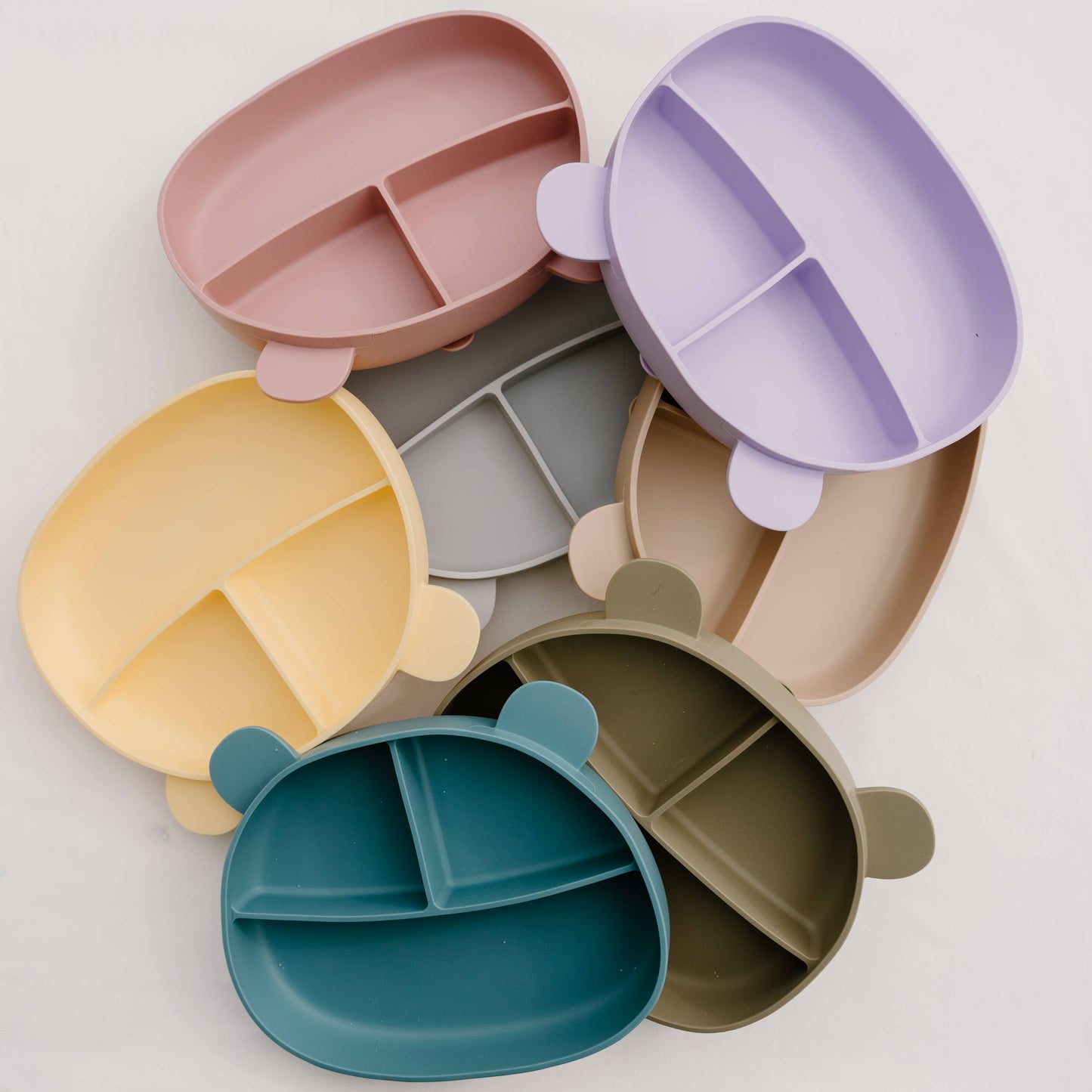 Silicone Bear Plate: Buttercup