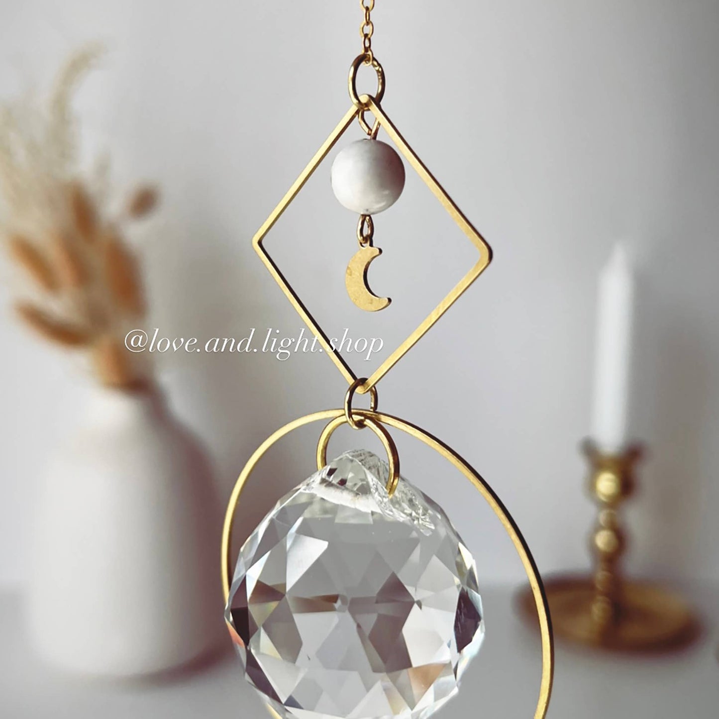 POLARIS Celestial Suncatcher + Howlite