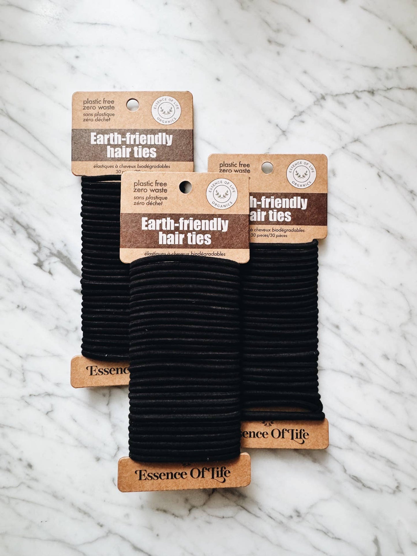 Earth-friendly Biodegradable Hair Ties