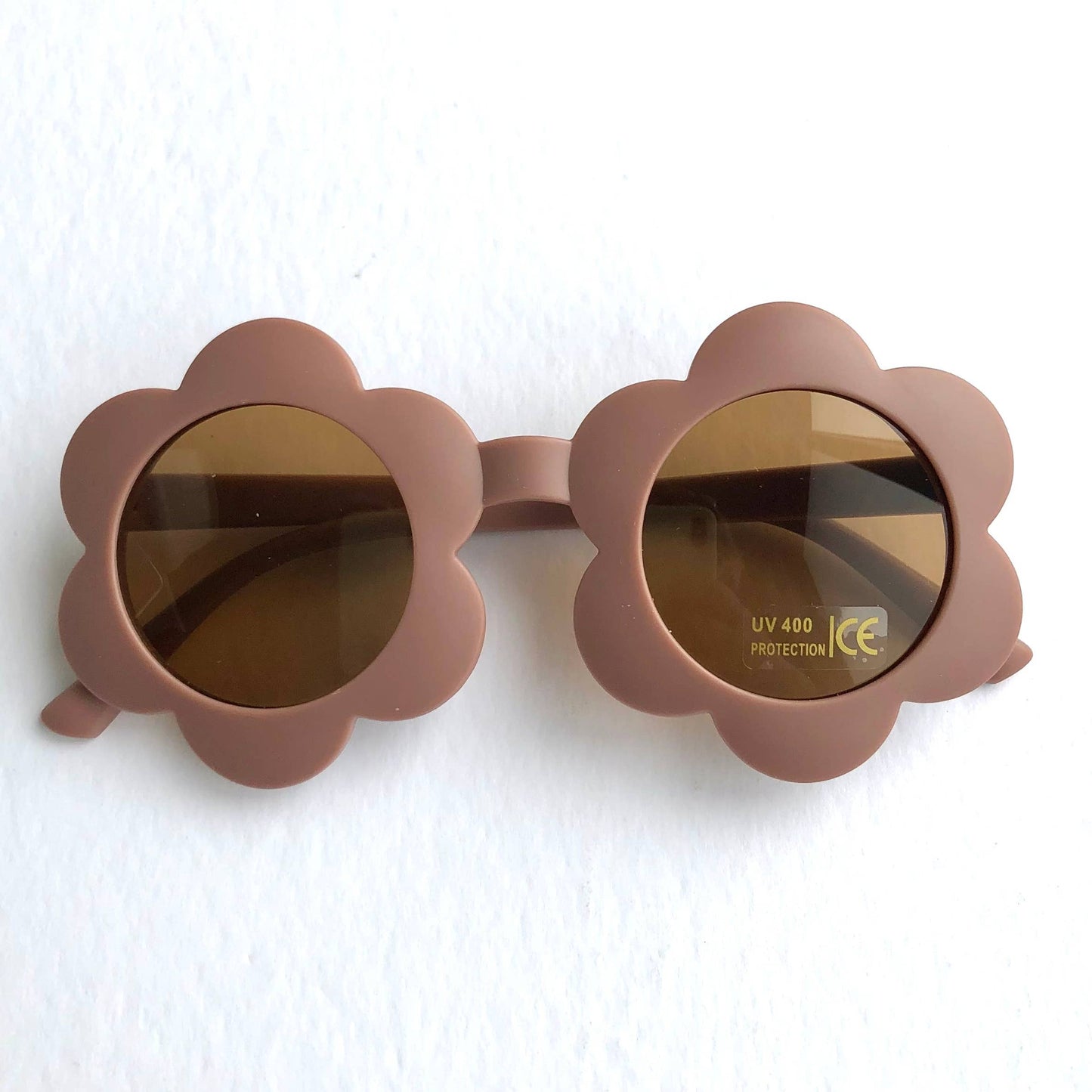Girl's sunglasses daisy shape - matt pastel finish: Black