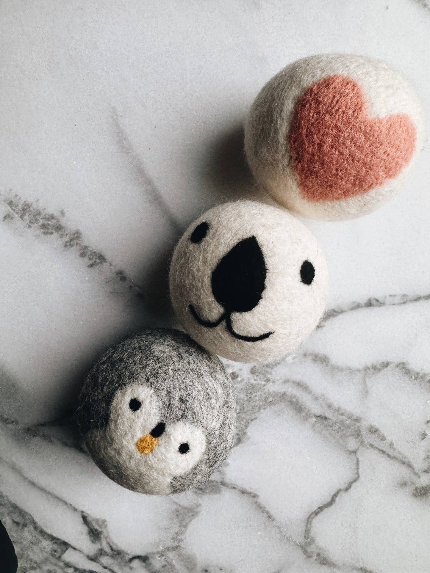 Organic wool dryer Balls - Singles