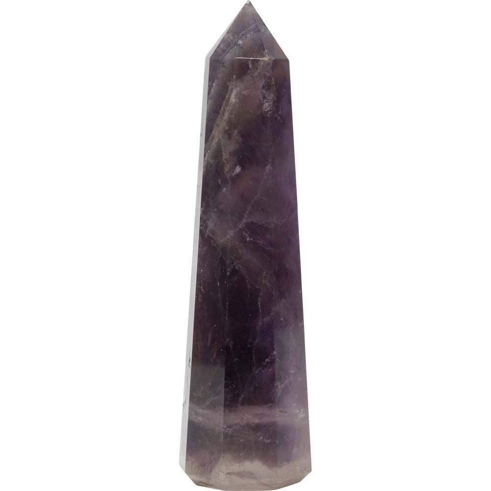 Amethyst - Polished Faceted Obelisk (3"- 4"H.)
