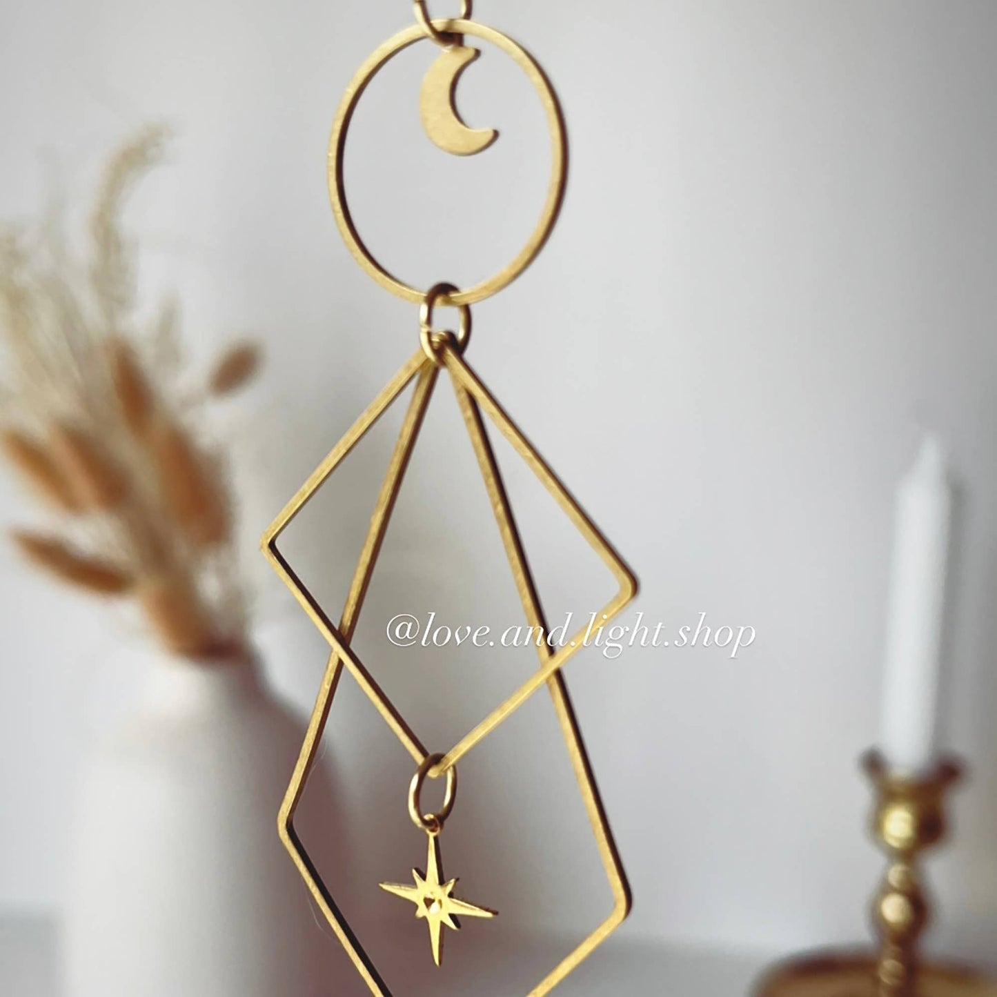 ATRIA Celestial Suncatcher + Clear Quartz Crystal
