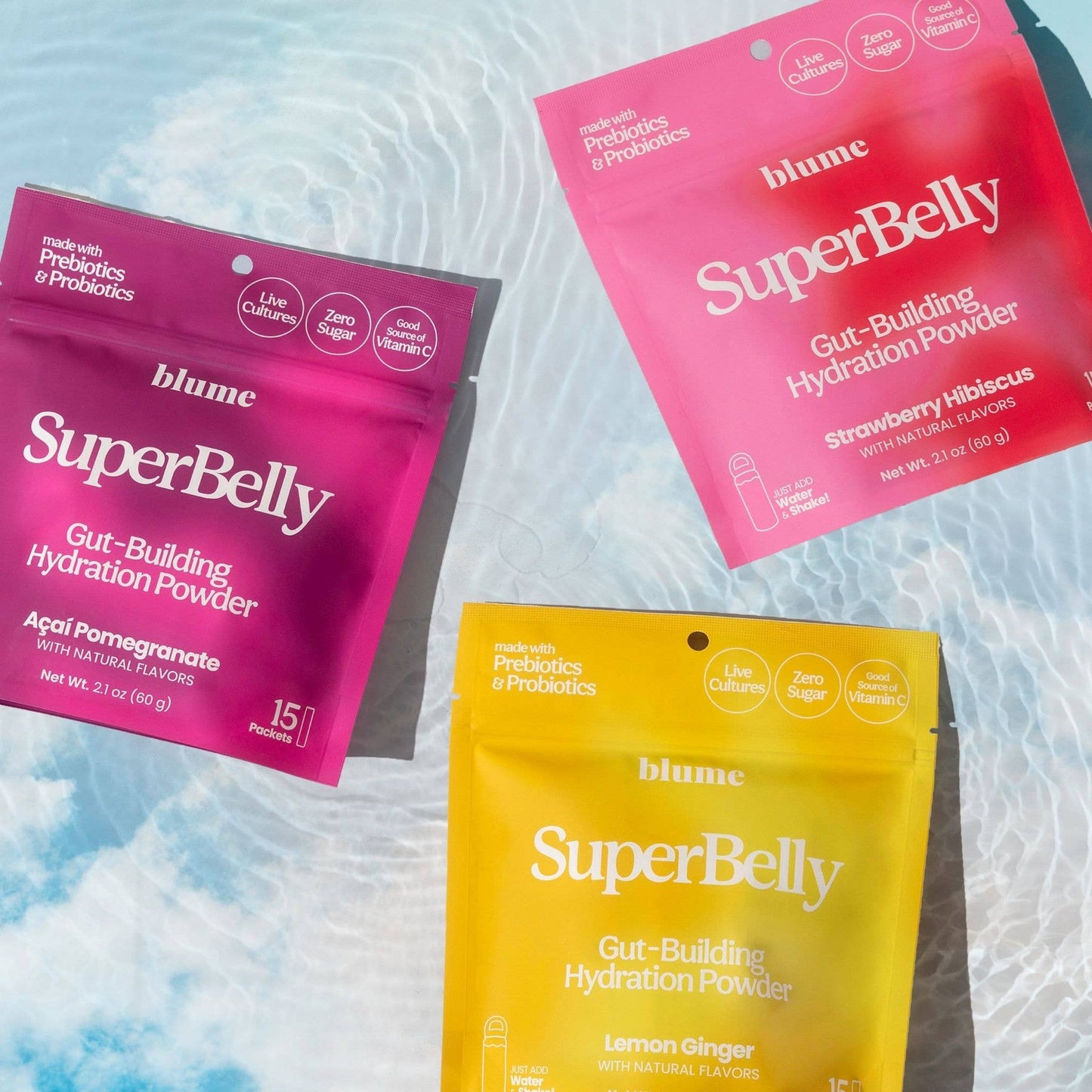 Strawberry Hibiscus SuperBelly Hydration & Gut Mix