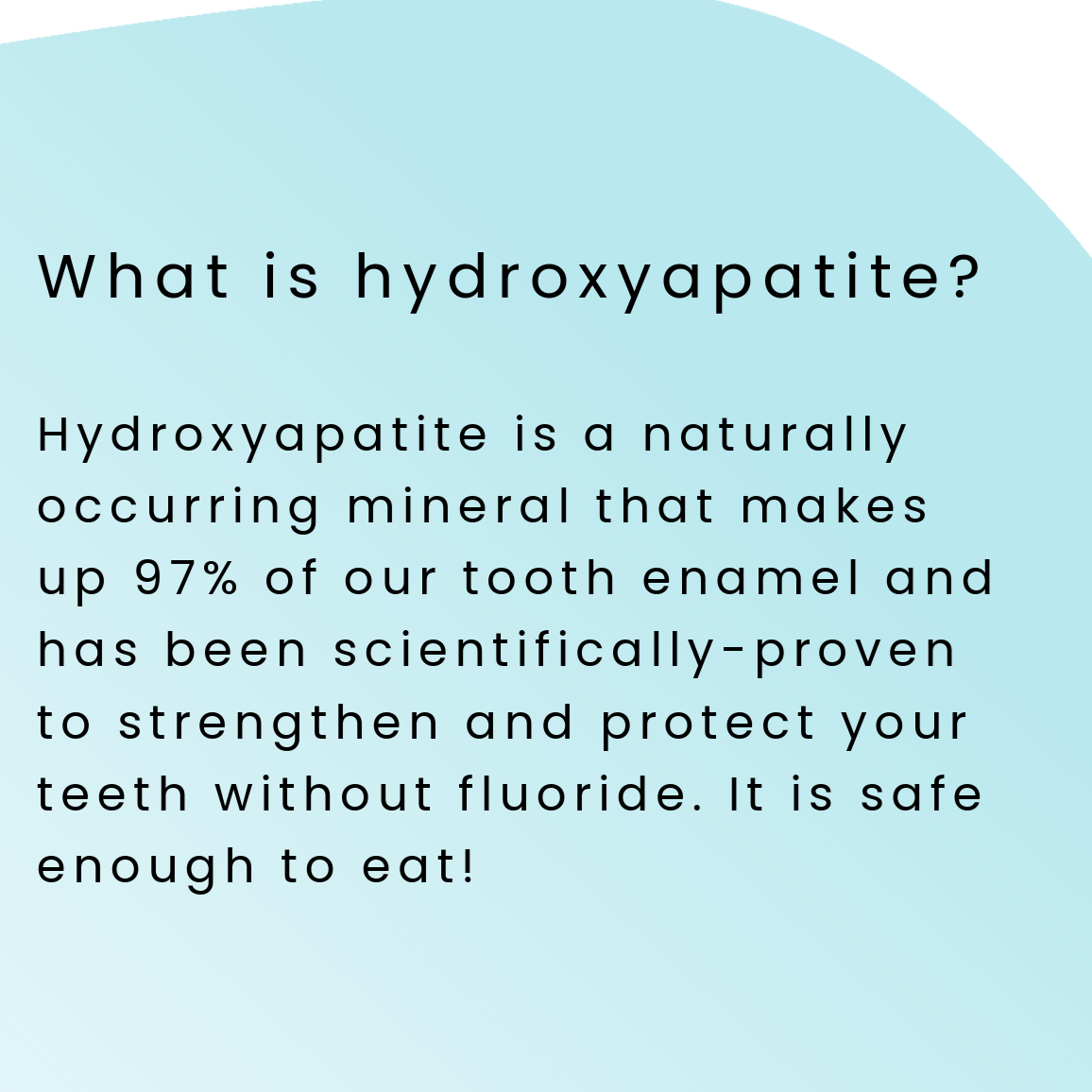 Hydroxyapatite Toothpaste - Fresh Mint