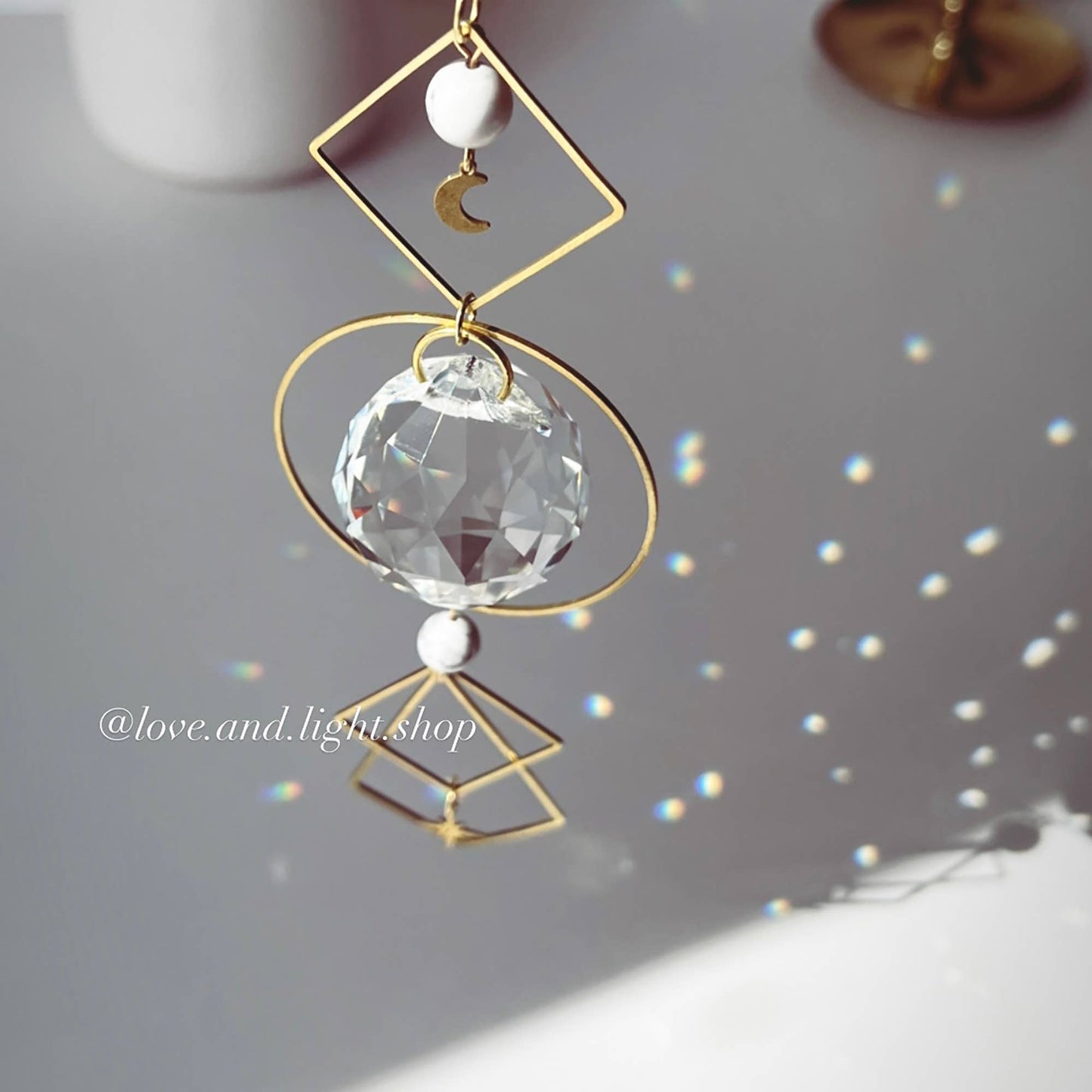 POLARIS Celestial Suncatcher + Howlite