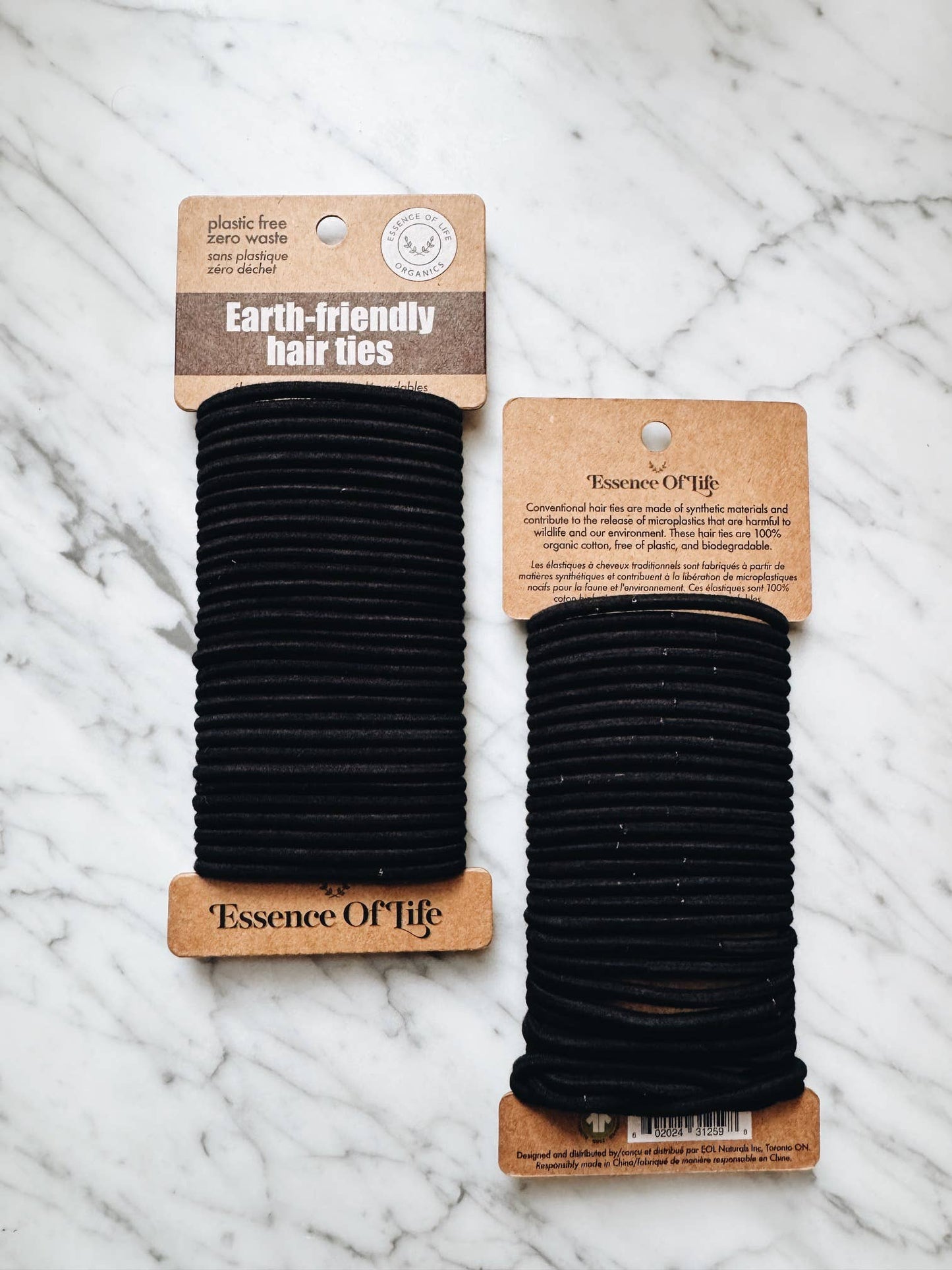Earth-friendly Biodegradable Hair Ties