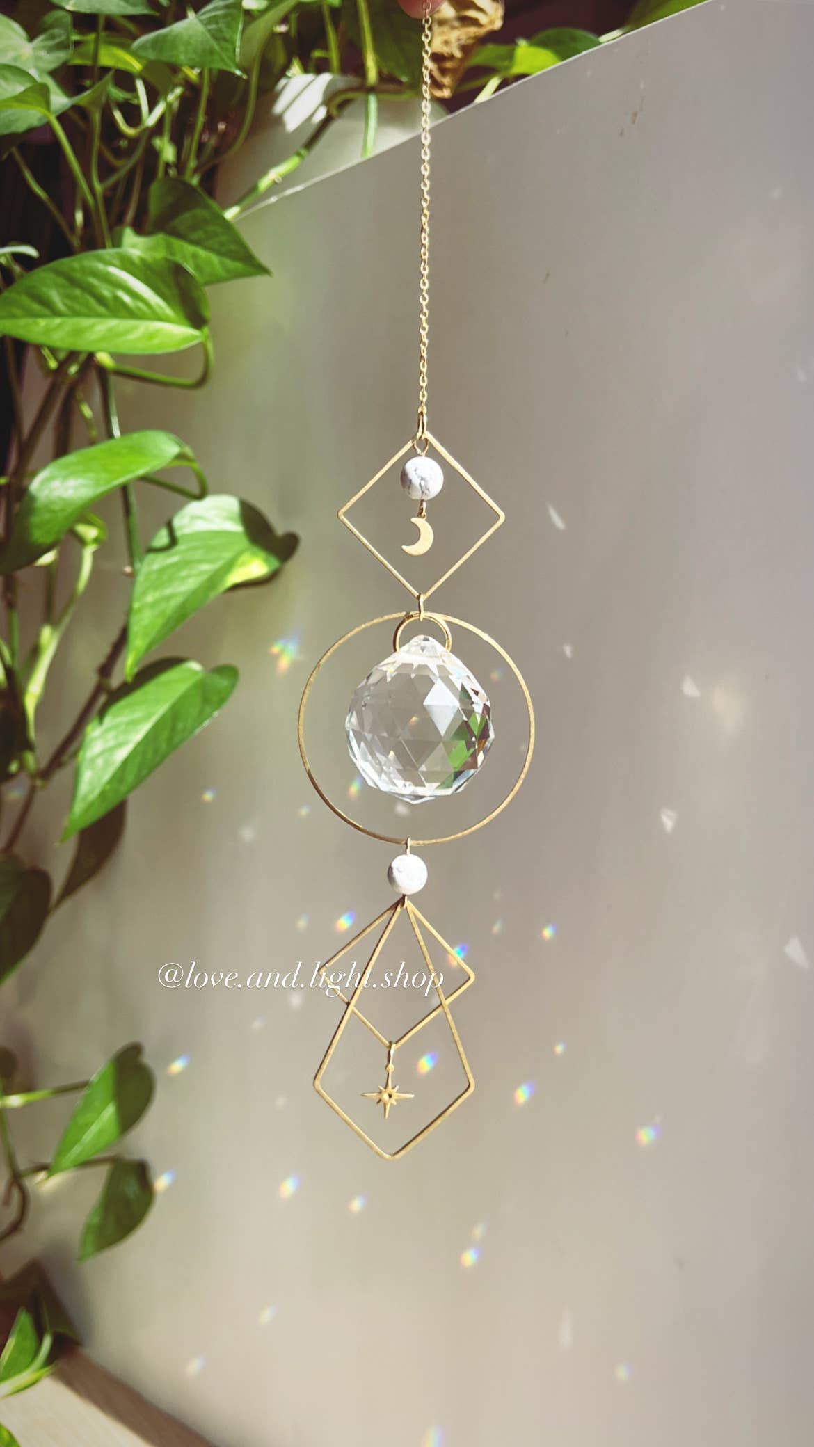 POLARIS Celestial Suncatcher + Howlite