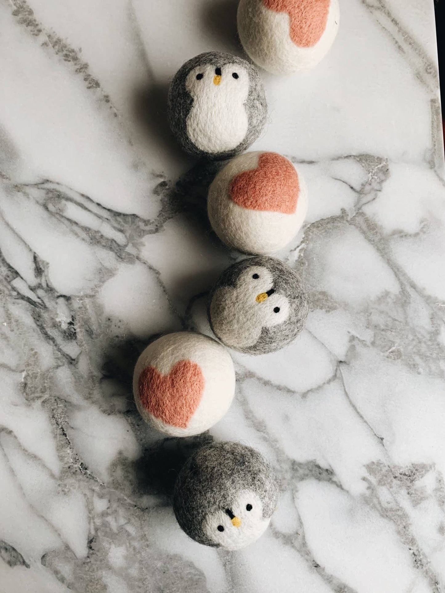 Organic wool dryer Balls - Singles