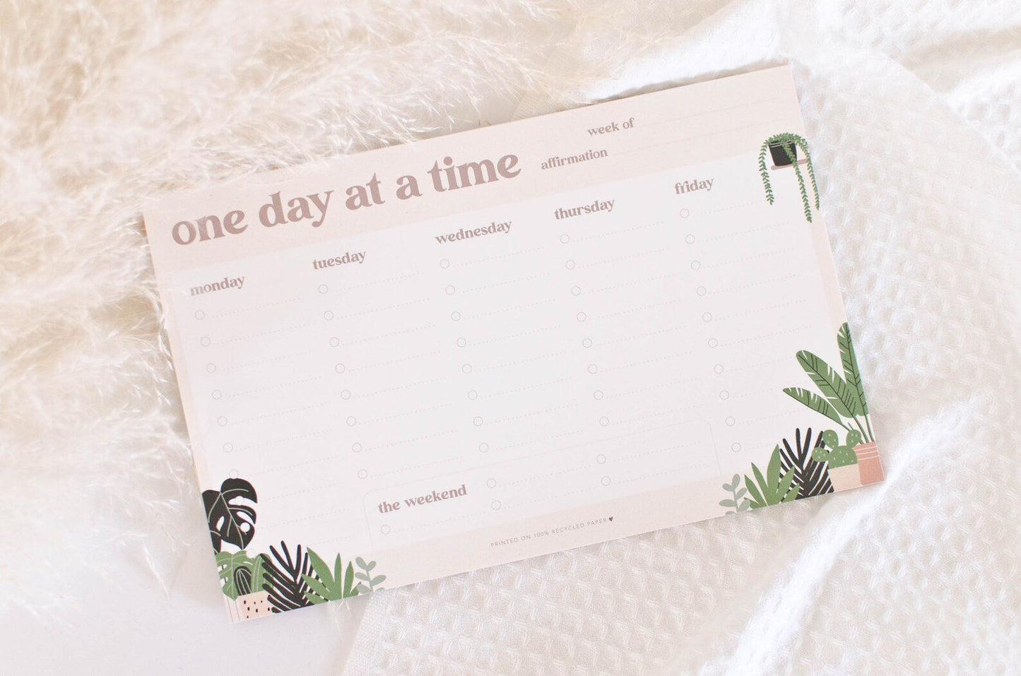 Weekly Planner Notepad