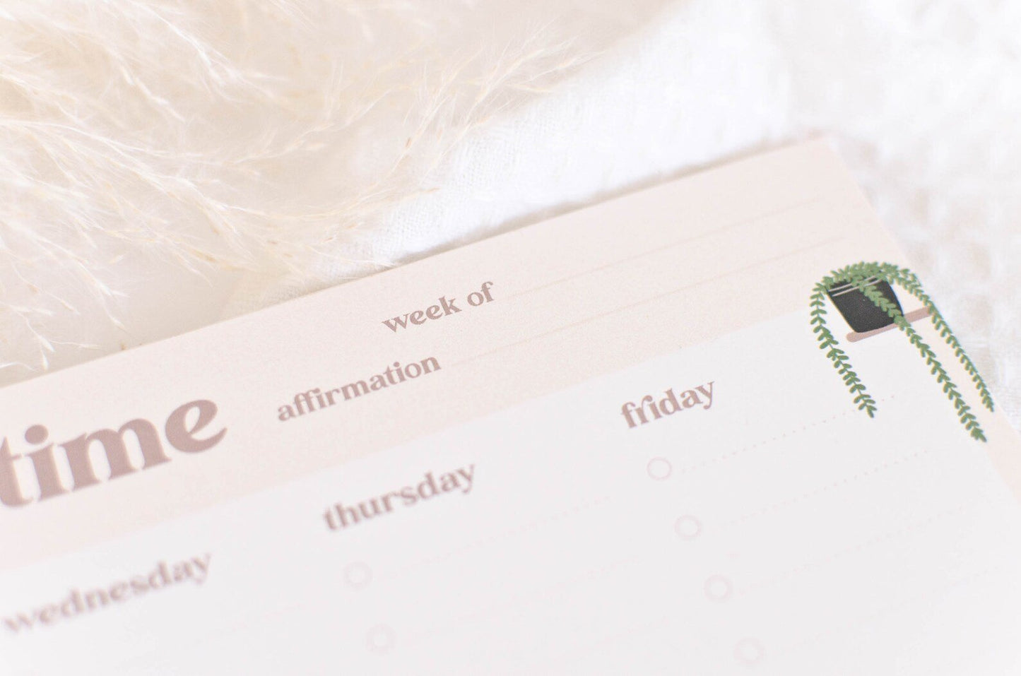 Weekly Planner Notepad