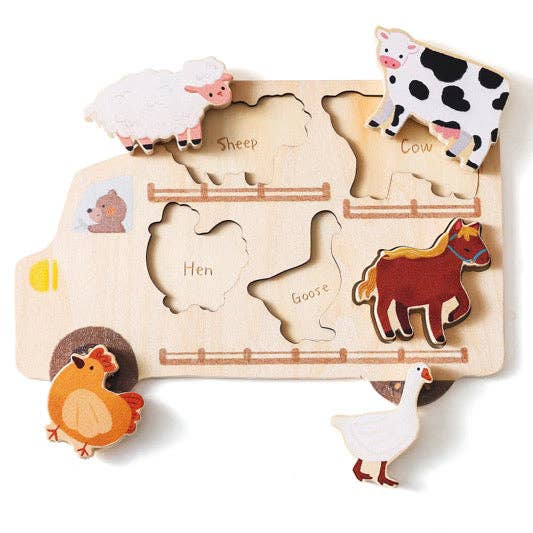 Farm Animal Wooden Puzzle