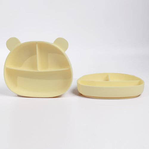 Silicone Bear Plate: Buttercup