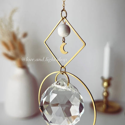 POLARIS Celestial Suncatcher + Howlite