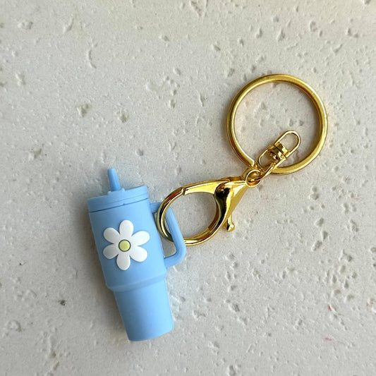 Mini Tumbler Keychain - Blue