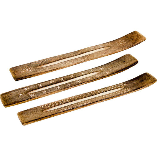 Wood Incense Holder