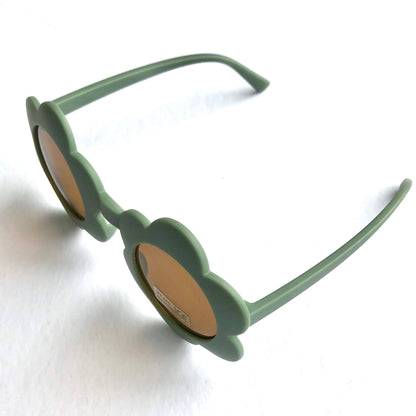 Girl's sunglasses daisy shape - matt pastel finish: Black