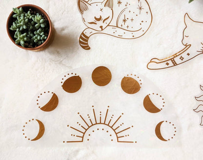 Phases of the Moon Suncatcher