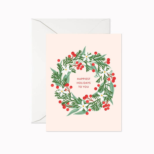 Happiest Holidays To You | Holiday Greeting Card