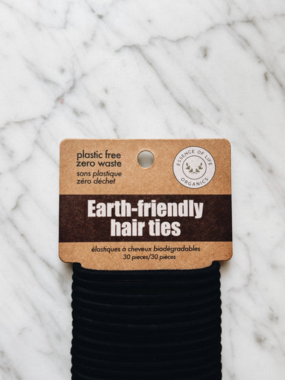 Earth-friendly Biodegradable Hair Ties