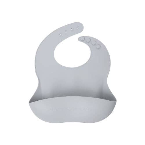 Silicone Baby Bib: Lilac