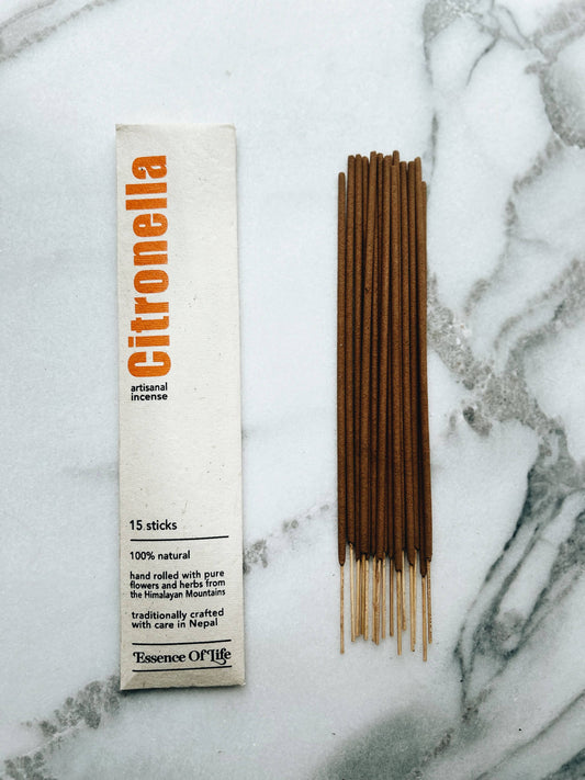 Citronella Handcrafted Natural Incense