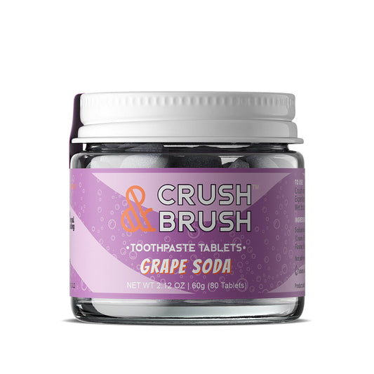 Crush & Brush Toothpaste Tablet - GRAPE SODA 60g/2.2oz