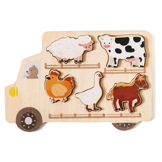 Farm Animal Wooden Puzzle