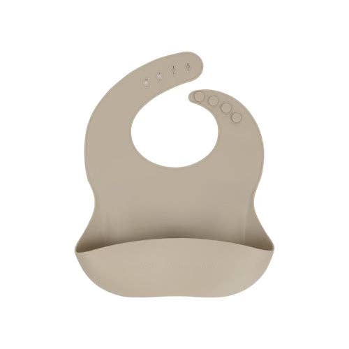 Silicone Baby Bib: Bark