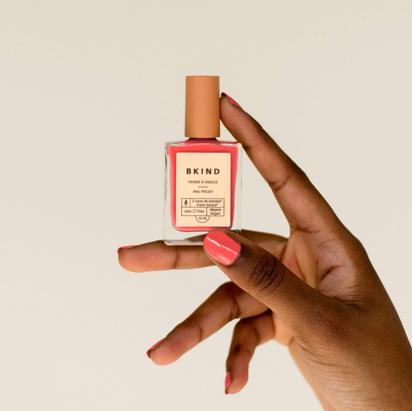 Vegan Nail Polish - Coral Crush