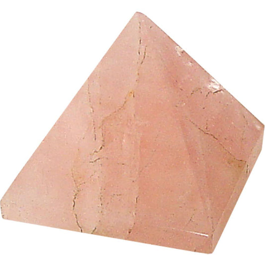 Pyramid-Rose Quartz/25-30mm