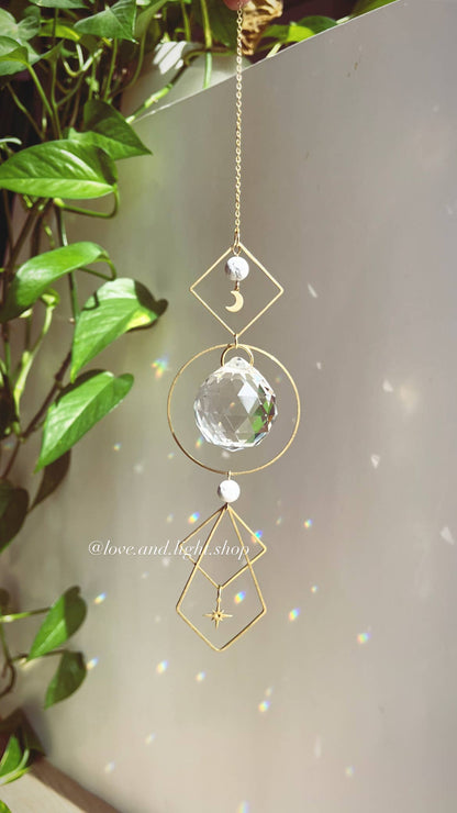 POLARIS Celestial Suncatcher + Howlite
